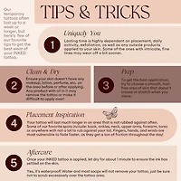 Inked by Dani Explorer Temporary Tattoos