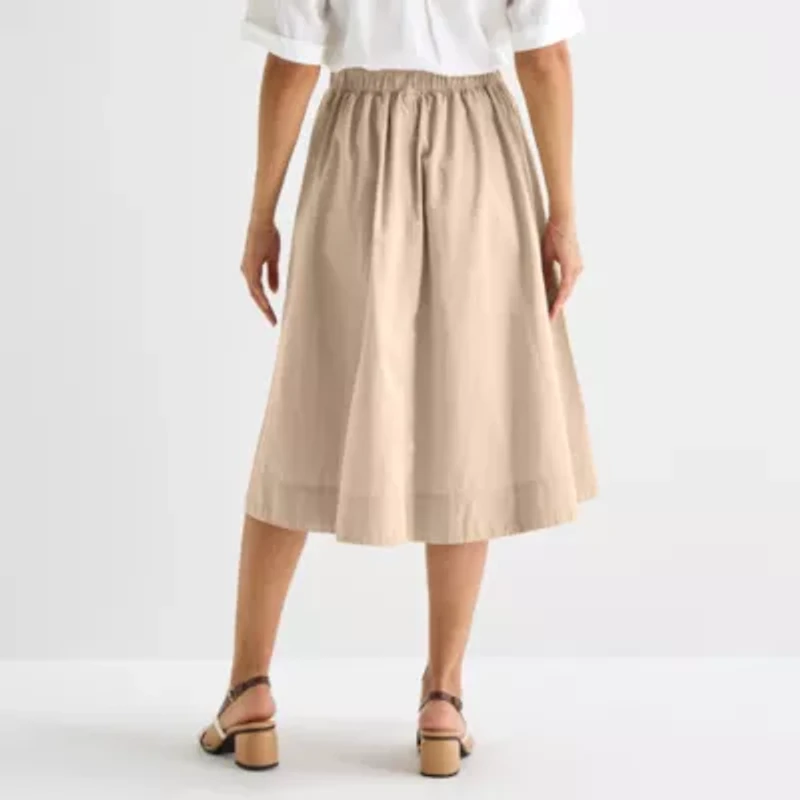 Liz Claiborne Womens Long Full Skirt