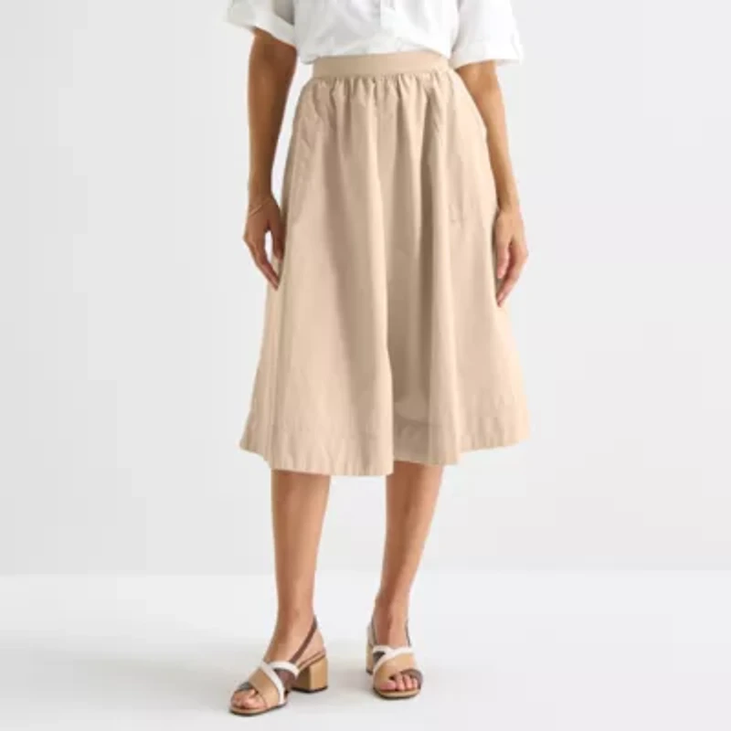 Liz Claiborne Womens Long Full Skirt