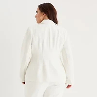 Bold Elements Womens Plus Regular Fit Suit Jacket