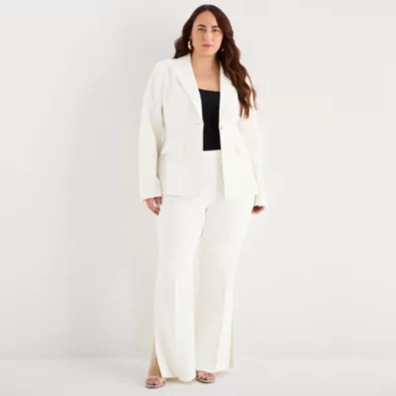 Bold Elements Womens Plus Regular Fit Suit Jacket