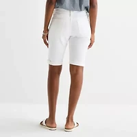 St. John's Bay Womens 11" Tall Bermuda Short