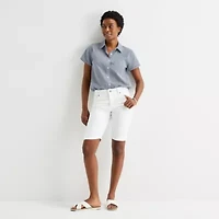 St. John's Bay Womens 11" Tall Bermuda Short