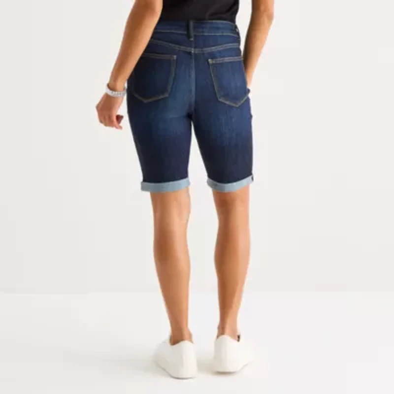 St. John's Bay Womens 11" Tall Bermuda Short