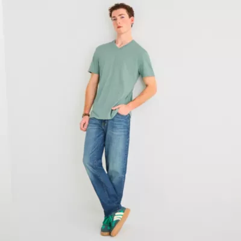 Arizona Mens V Neck Short Sleeve T-Shirt