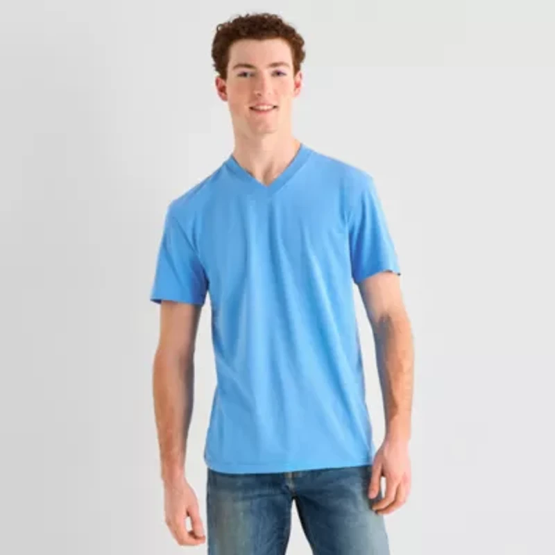 Arizona Mens V Neck Short Sleeve T-Shirt