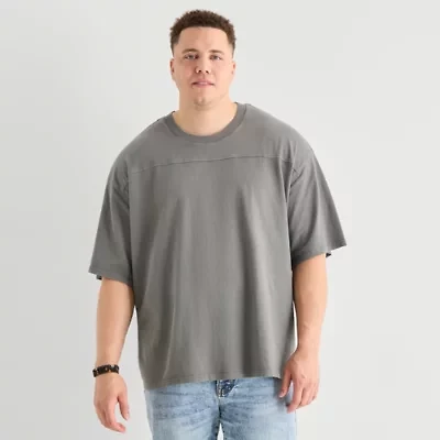 Arizona Mens Crew Neck Short Sleeve Big and Tall T-Shirt