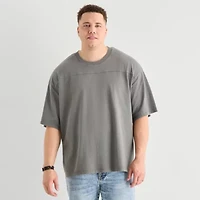 Arizona Mens Crew Neck Short Sleeve Big and Tall T-Shirt