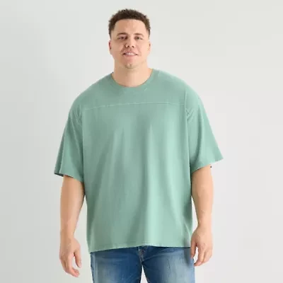 Arizona Mens Crew Neck Short Sleeve Big and Tall T-Shirt