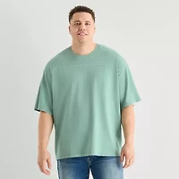 Arizona Mens Crew Neck Short Sleeve Big and Tall T-Shirt