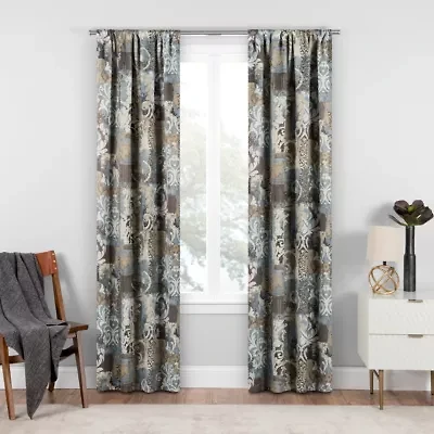 Eclipse Chiswick Rod Pocket Blackout Single Curtain Panel