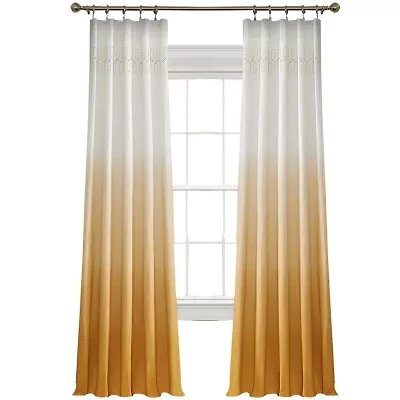 Vue Signature Arashi Fashion Rod Pocket Light-Filtering Single Curtain Panel