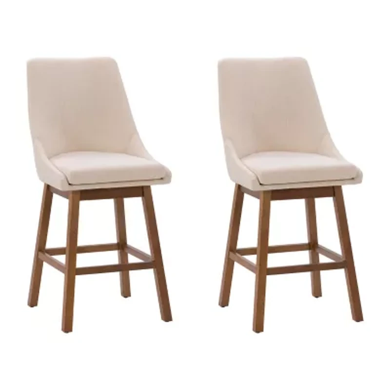 Corliving Boston Dining Collection 2-pc. Upholstered Bar Stool