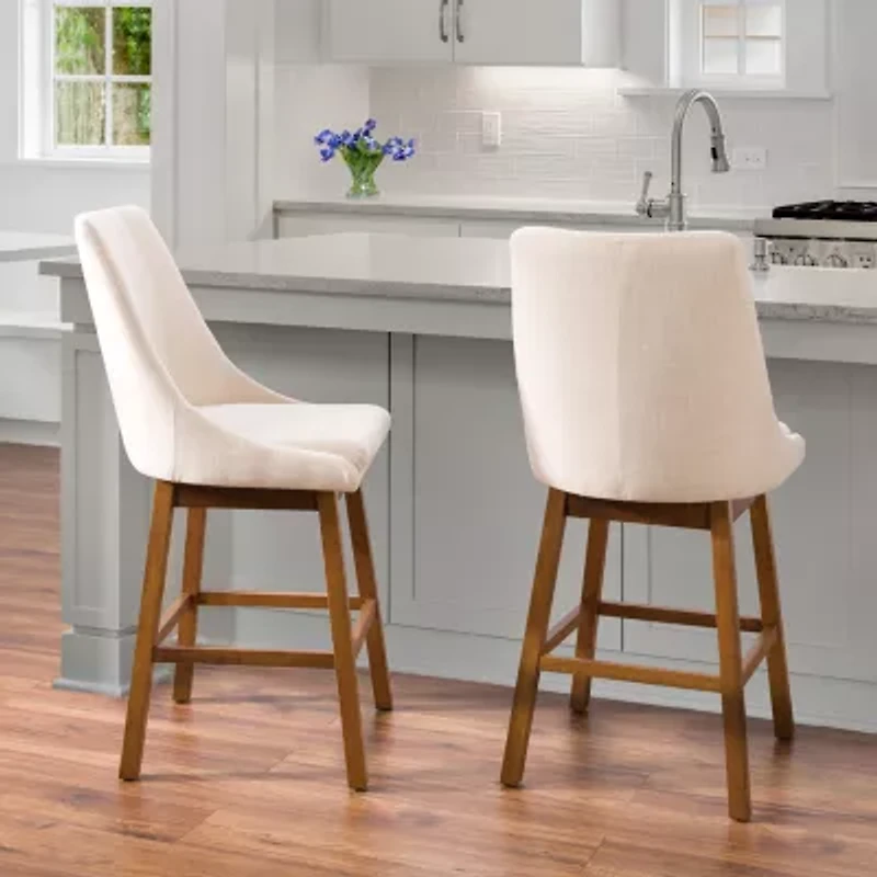 Corliving Boston Dining Collection 2-pc. Upholstered Bar Stool