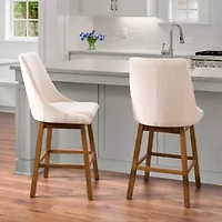 Corliving Boston Dining Collection 2-pc. Upholstered Bar Stool
