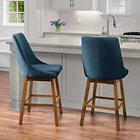Corliving Boston Dining Collection 2-pc. Upholstered Bar Stool