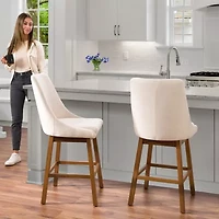 Corliving Boston Dining Collection 2-pc. Upholstered Bar Stool