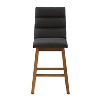 Corliving Boston Dining Collection 2-pc. Upholstered Tufted Bar Stool