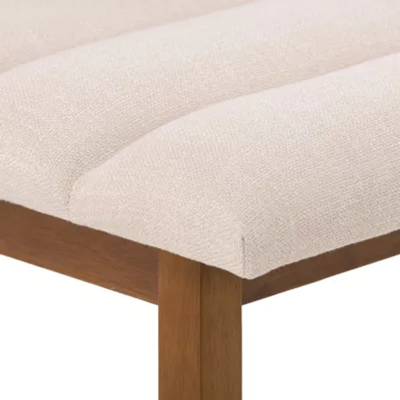 Corliving Boston Dining Collection 2-pc. Upholstered Tufted Bar Stool