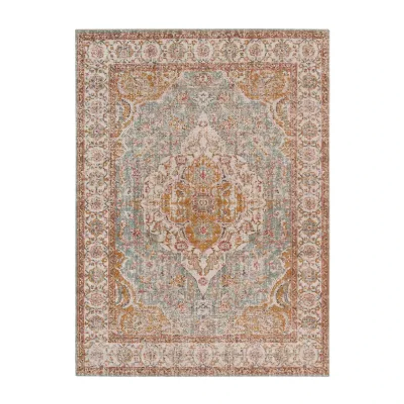 Eternal Bordered Indoor Rectangular Accent Rug