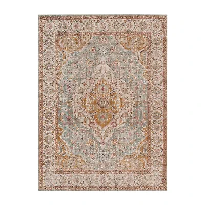 Eternal Bordered Indoor Rectangular Accent Rug