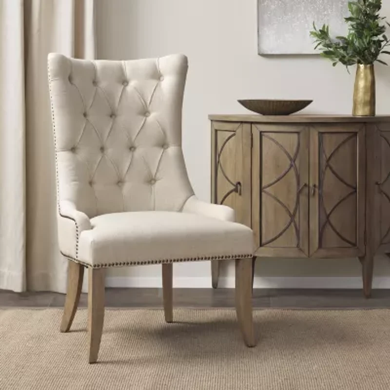 Madison Park Britton  Living Room Collection Tufted Upholstered Armchair