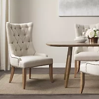 Madison Park Britton  Living Room Collection Tufted Upholstered Armchair