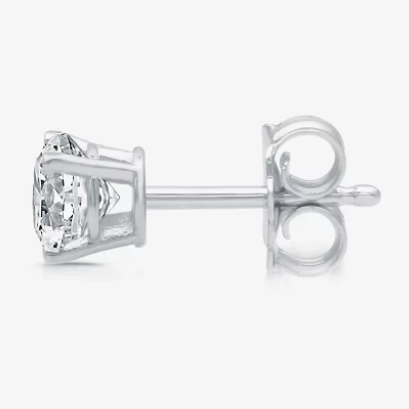 (H-I / I1) Ever Star 1 CT. T.W. Lab Grown White Diamond 10K Gold 6.3mm Single Earring