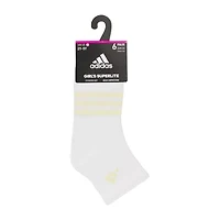 adidas Little & Big Girls 6 Pair Quarter Socks