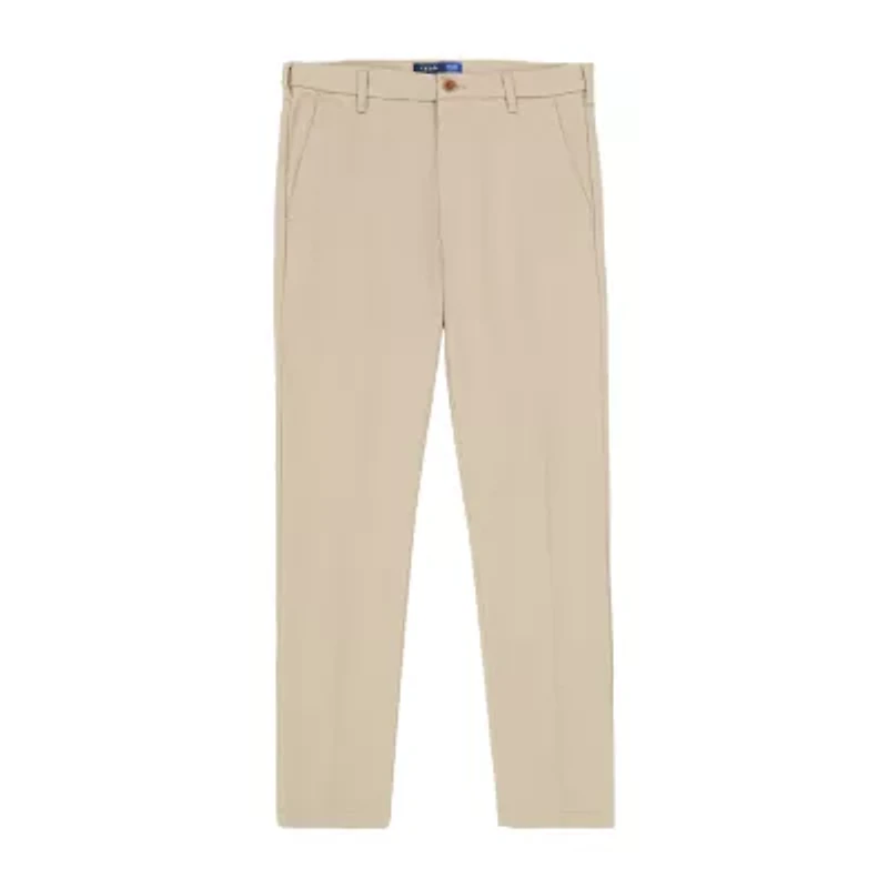 IZOD Sportflex Waistband Non Iron Performance Mens Straight Fit Big and Tall Flat Front Pant