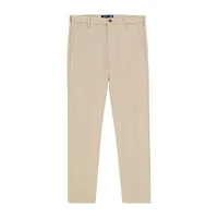 IZOD Sportflex Waistband Non Iron Performance Mens Straight Fit Big and Tall Flat Front Pant