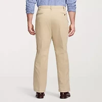IZOD Sportflex Waistband Non Iron Performance Mens Straight Fit Big and Tall Flat Front Pant