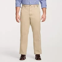IZOD Sportflex Waistband Non Iron Performance Mens Straight Fit Big and Tall Flat Front Pant