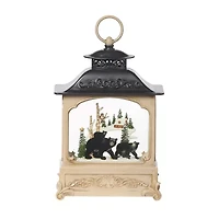 Roman 12" Led Bear Family Lantern Lighted Christmas Tabletop Decor