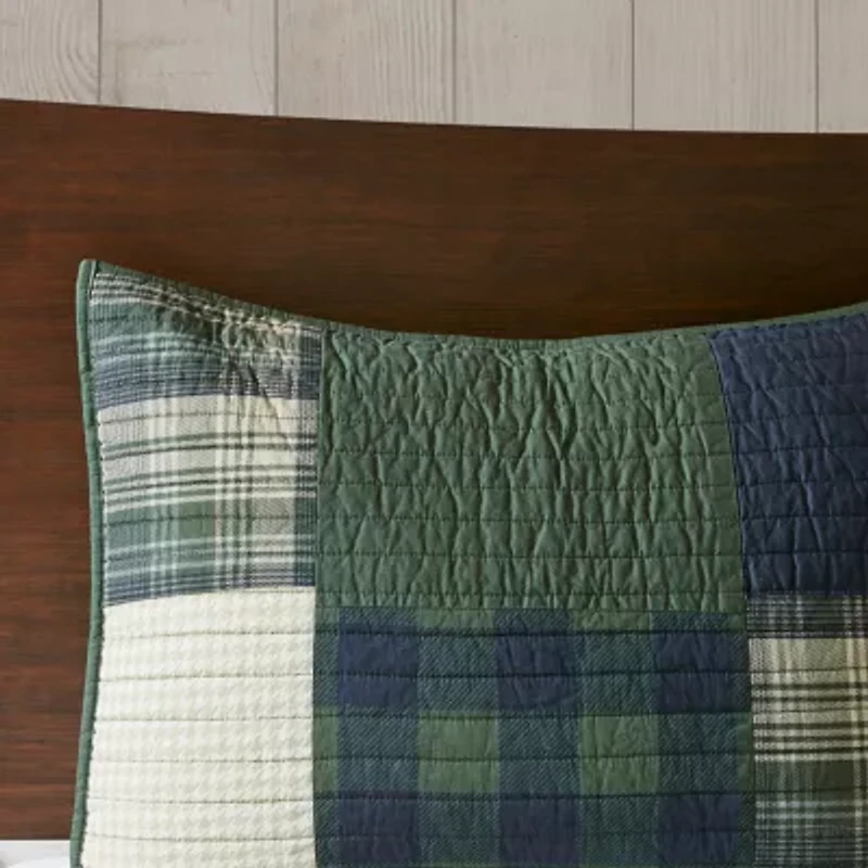 Woolrich Mill Creek Oversized Cotton 3pc Quilt Set