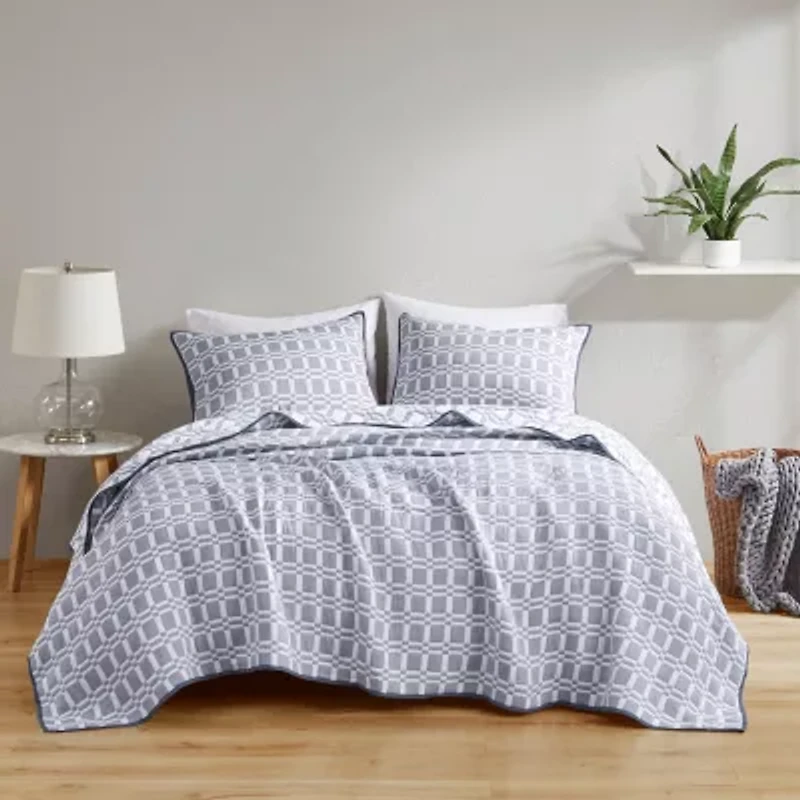 Madison Park Matelasse Reversible 3-pc. Coverlet Set