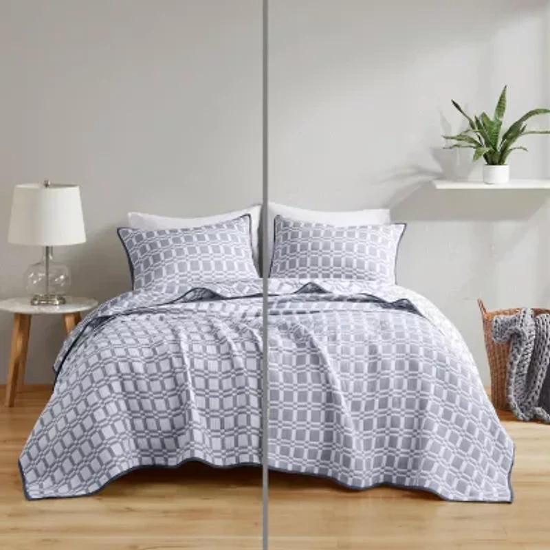 Madison Park Matelasse Reversible 3-pc. Coverlet Set