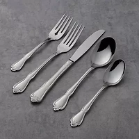Oneida True Rose 45-pc. Flatware Set