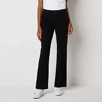 St. John's Bay Women's  Relaxed Fit Girl Friend Chino Pant