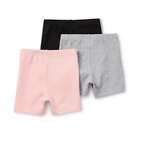 Okie Dokie Toddler & Little Girls 3-pc. Bike Short