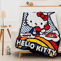 Northwest Phone Sherpa Hello Kitty Midweight Throw
