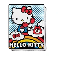 Northwest Phone Sherpa Hello Kitty Midweight Throw