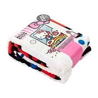 Northwest Phone Sherpa Hello Kitty Midweight Throw