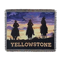 Northwest Yellowstone Giddy Up Tapestry Throw
