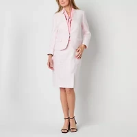 Black Label by Evan-Picone Womens Classic Fit Suit Jacket