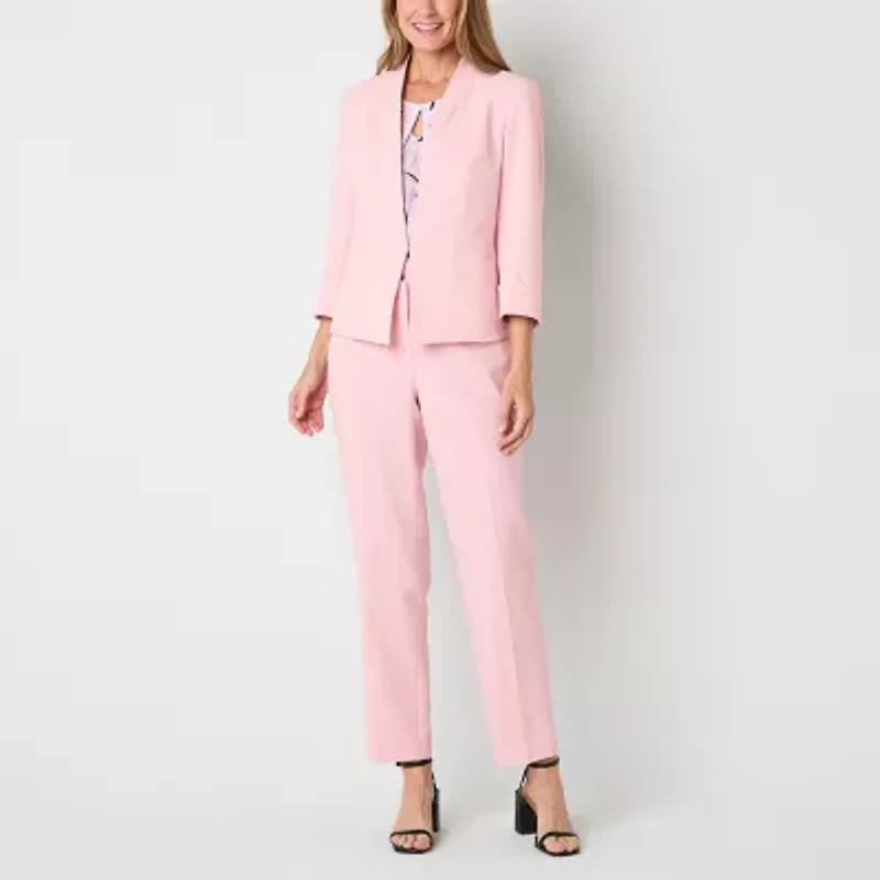 Black Label by Evan-Picone Womens Straight Fit Suit Pant