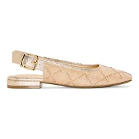 Liz Claiborne Deirdra Womens Square Closed Toe Ballet Flats