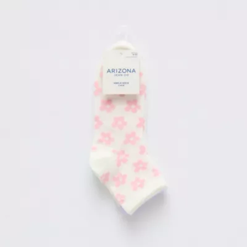 Arizona Mesh Waffle Womens 2 Pair Quarter Ankle Socks