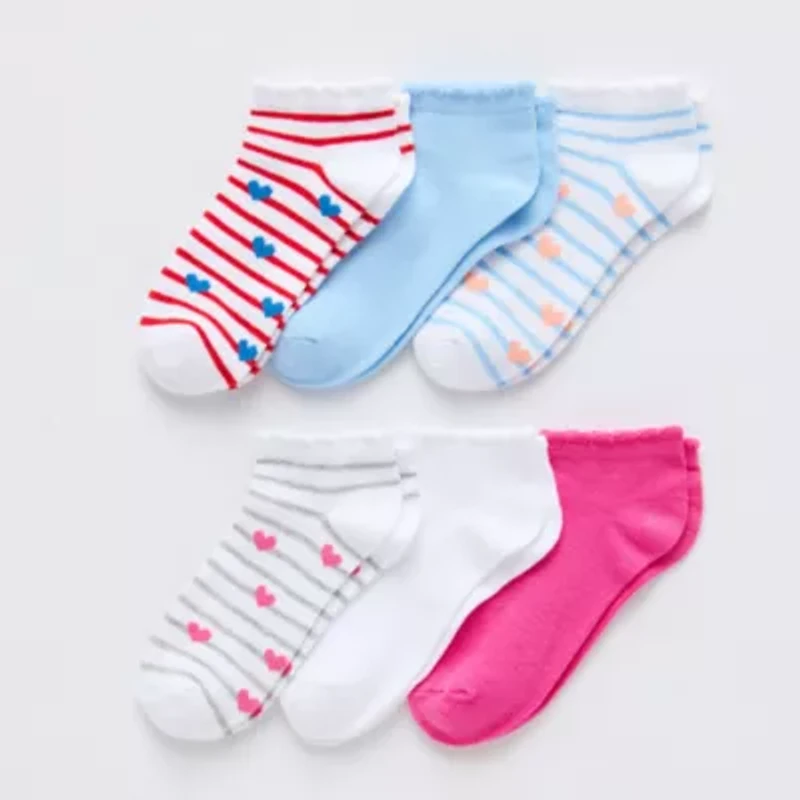 Mixit Womens 6 Pair Low Cut Socks