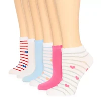 Mixit Womens 6 Pair Low Cut Socks